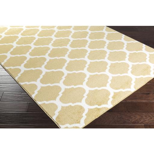 Surya Horizon HRZ-1077 Cream Mustard 3'3" x 5' Rug