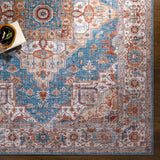 Surya Iris IRS-2326 Burnt Orange Dark Blue 2'3" x 3'9" Rug