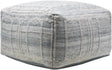 Surya Kenneth KEPF-001 14"H x 24"W x 24"D Pouf