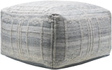 Surya Kenneth KEPF-001 14"H x 24"W x 24"D Pouf