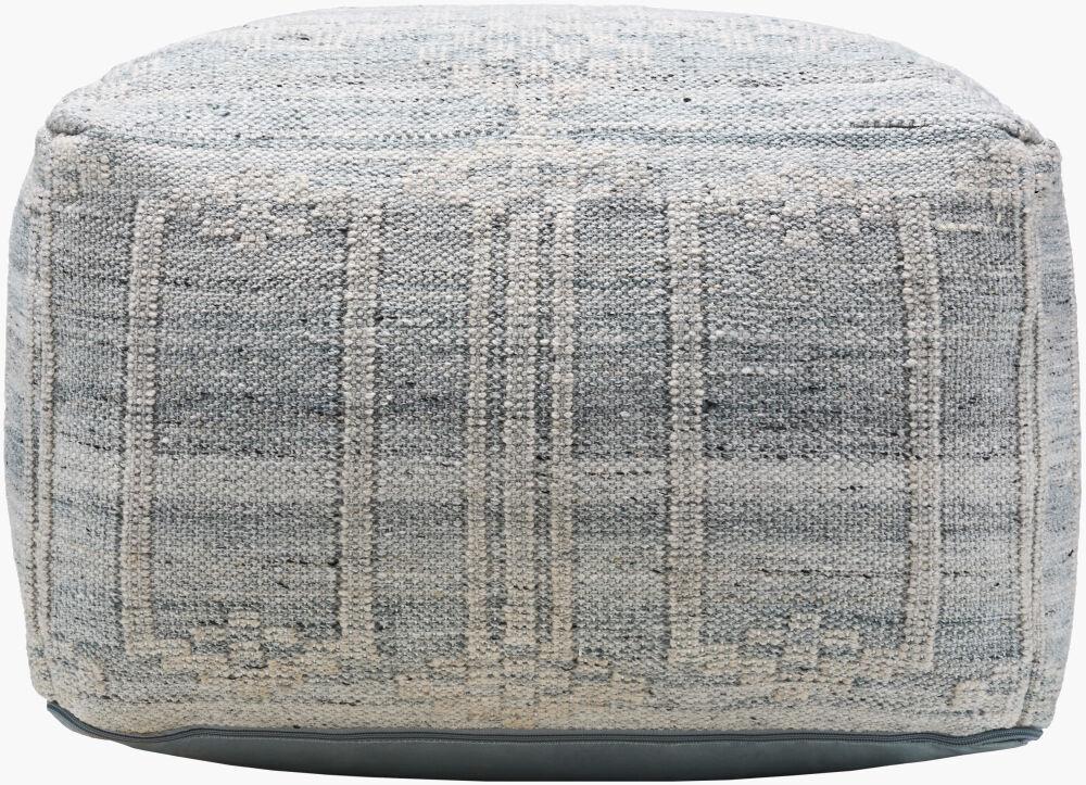 Surya Kenneth KEPF-001 14"H x 24"W x 24"D Pouf