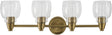 Surya Levene LVN-003 7"L x 30"W x 9"H Wall Sconce