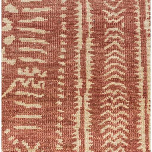 Surya Mandela MDA-1000 Beige Brick Red 2'6" x 8' Rug
