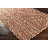 Surya Mandela MDA-1000 Beige Brick Red 2'6" x 8' Rug