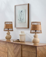 Livabliss Misty MTY-002 19"H x 9"W x 9"D Table Lighting