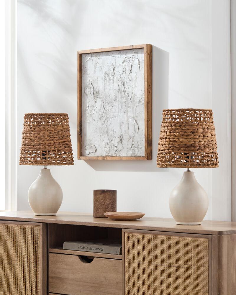 Livabliss Pabu PBU-002 19"H x 9"W x 9"D Table Lighting
