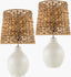 Livabliss Pabu PBU-002 19"H x 9"W x 9"D Table Lighting