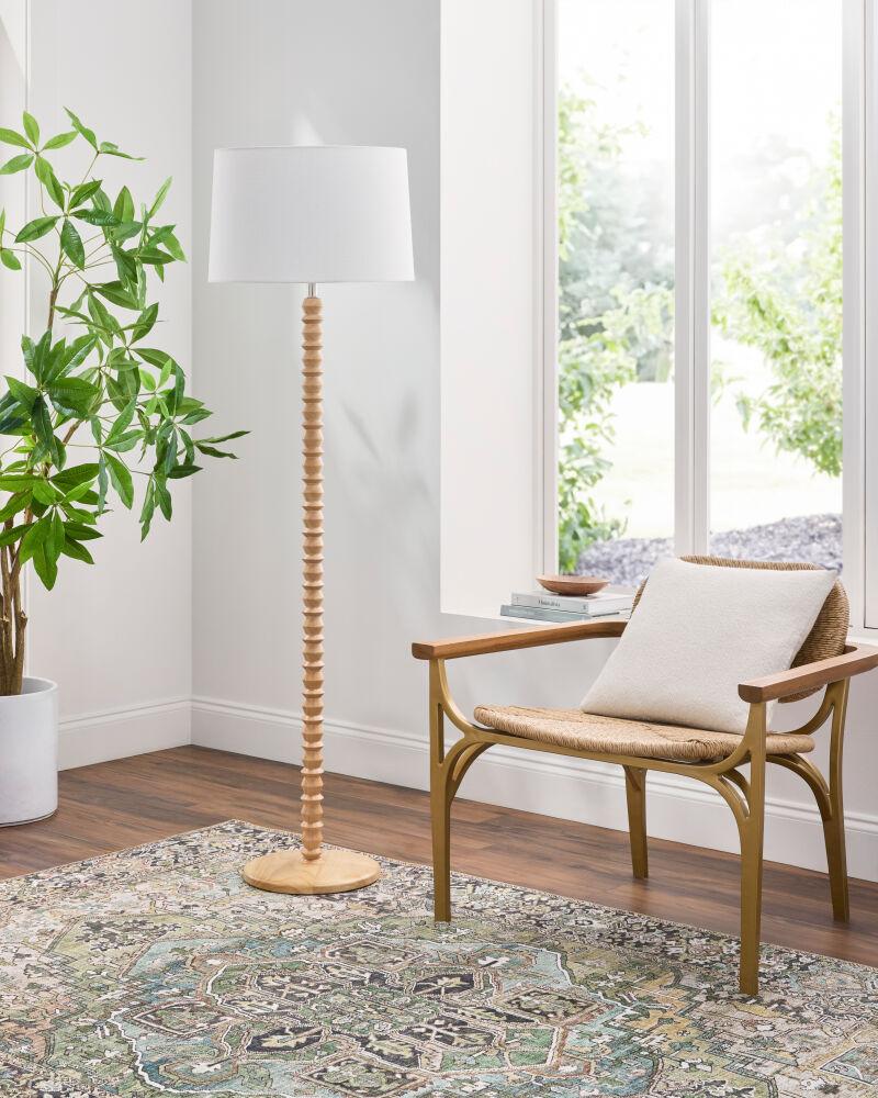 Livabliss Padauk PDK-002 61"H x 16"W x 16"D Floor Lighting