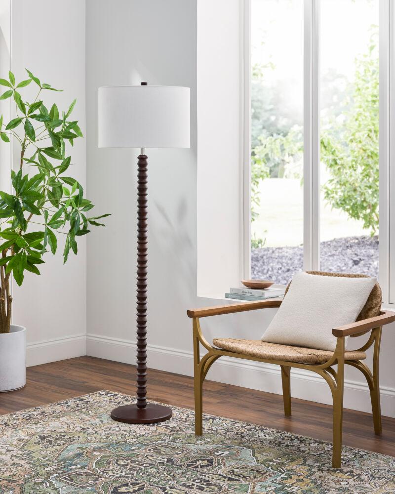 Livabliss Padauk PDK-003 61"H x 16"W x 16"D Floor Lighting