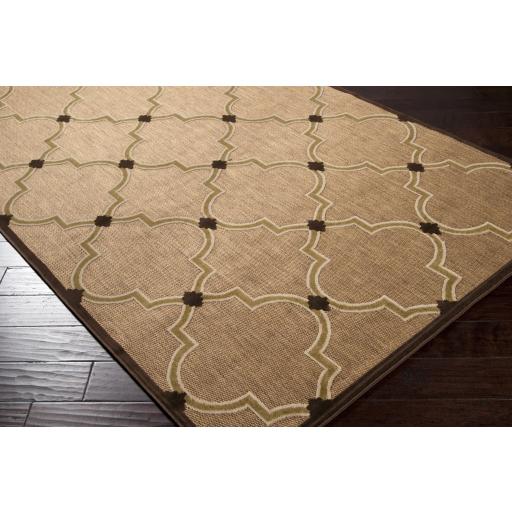 Surya Portera PRT-1048 Beige Brown 4'7" x 6'7" Rug