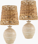 Livabliss Sarina SAR-001 19"H x 9"W x 9"D Table Lighting