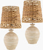 Livabliss Sarina SAR-001 19"H x 9"W x 9"D Table Lighting