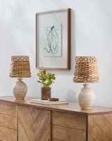Livabliss Sarina SAR-001 19"H x 9"W x 9"D Table Lighting