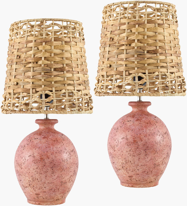 Livabliss Sarina SAR-002 19"H x 9"W x 9"D Table Lighting