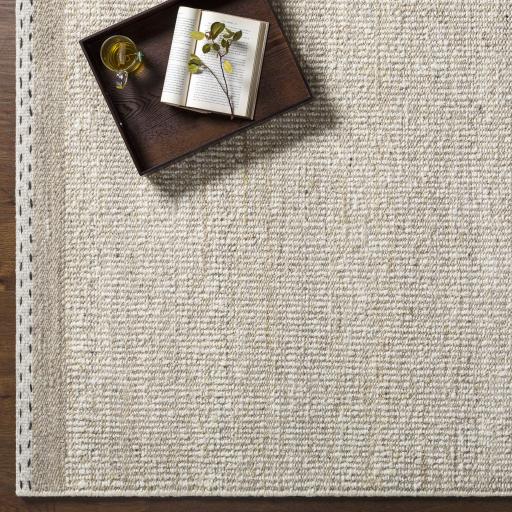 Surya Sadie SID-2304 Charcoal Cream 15' x 75' Rug
