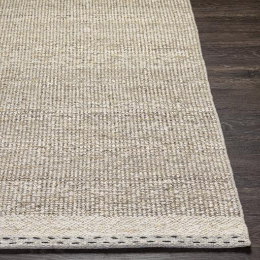 Surya Sadie SID-2304 Charcoal Cream 15' x 75' Rug