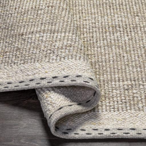 Surya Sadie SID-2304 Charcoal Cream 15' x 75' Rug