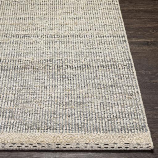 Surya Sadie SID-2303 Charcoal Cream 15' x 75' Rug