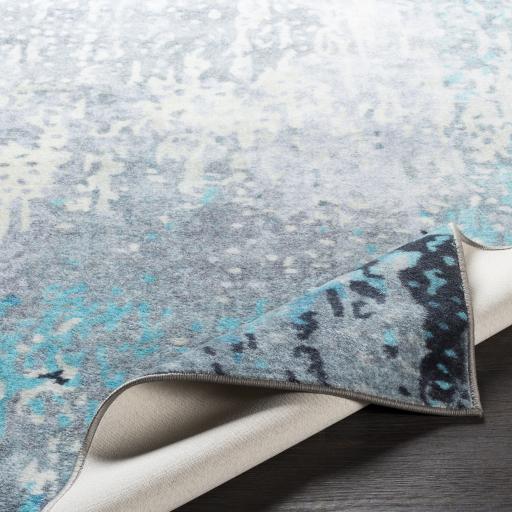Surya Silk Road SKR-2316 Black Blue 2' x 2'11" Rug
