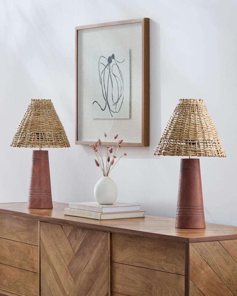 Livabliss Trout TRT-001 22"H x 12"W x 12"D Table Lighting