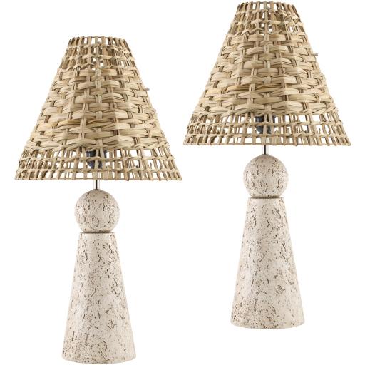 Surya Teslin TSL-002 22"H x 12"W x 12"D Lamp