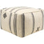 Surya Titus TTPF-001 14"H x 24"W x 24"D Pouf