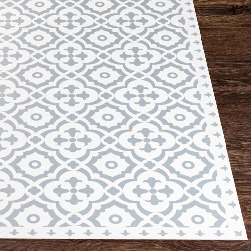 Surya Vinilo VNL-2312 Cream Medium Gray 2' x 3'11" Rug