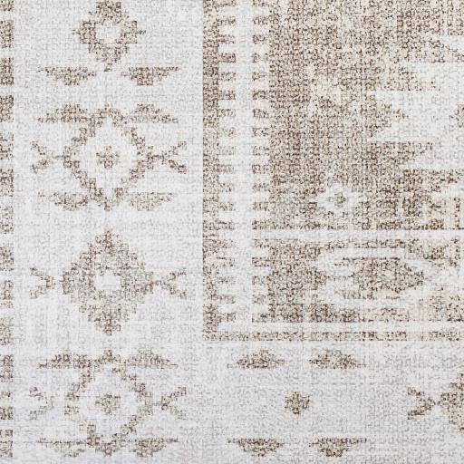 Surya Vinilo VNL-2317 Cream Medium Gray 4'6" x 6'6" Rug