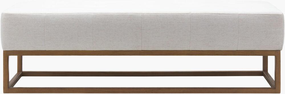 Surya Willis WIL-001 18"H x 60"W x 20"D Bench/Ottoman/Stool