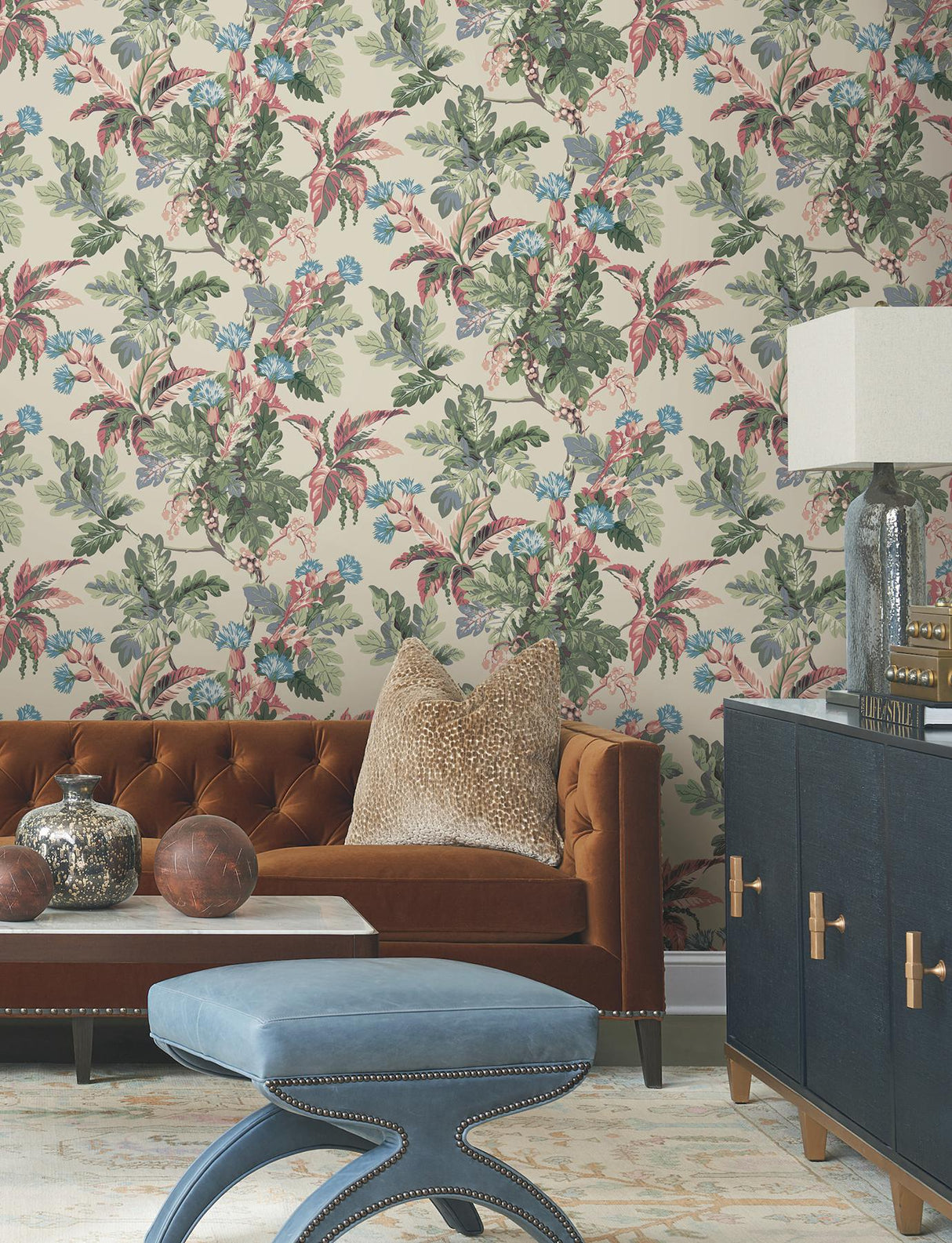 Ronald Redding Designs Briarwood Neutral Wallpaper