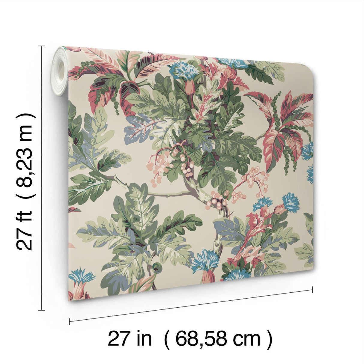 Ronald Redding Designs Briarwood Neutral Wallpaper