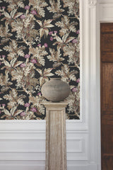 Ronald Redding Designs Briarwood Black Wallpaper