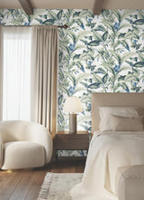 Ronald Redding Designs Mystic Isle Green Wallpaper