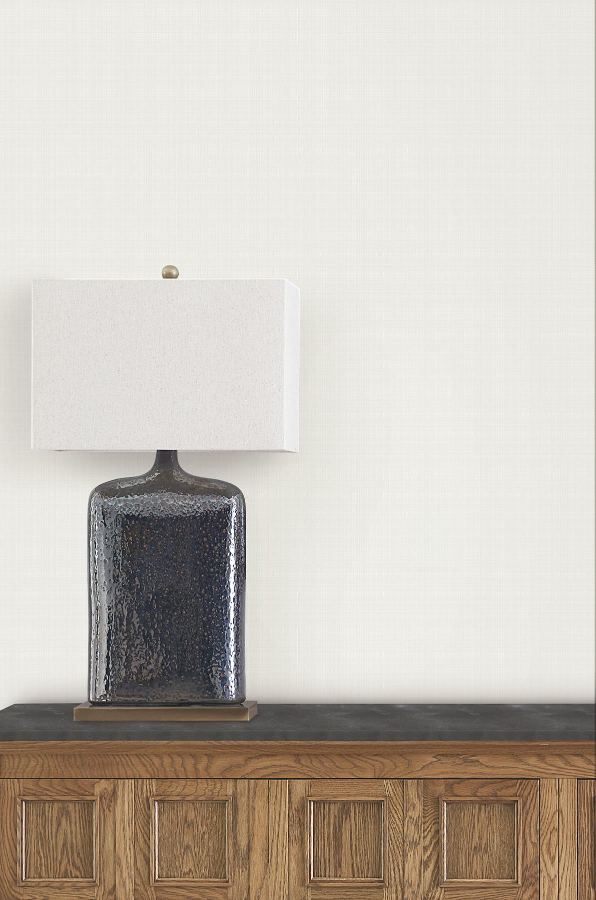 Ronald Redding Designs Bordeaux White Wallpaper