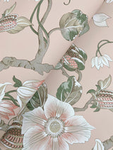 Ronald Redding Designs Marguerite Vine Pink Wallpaper