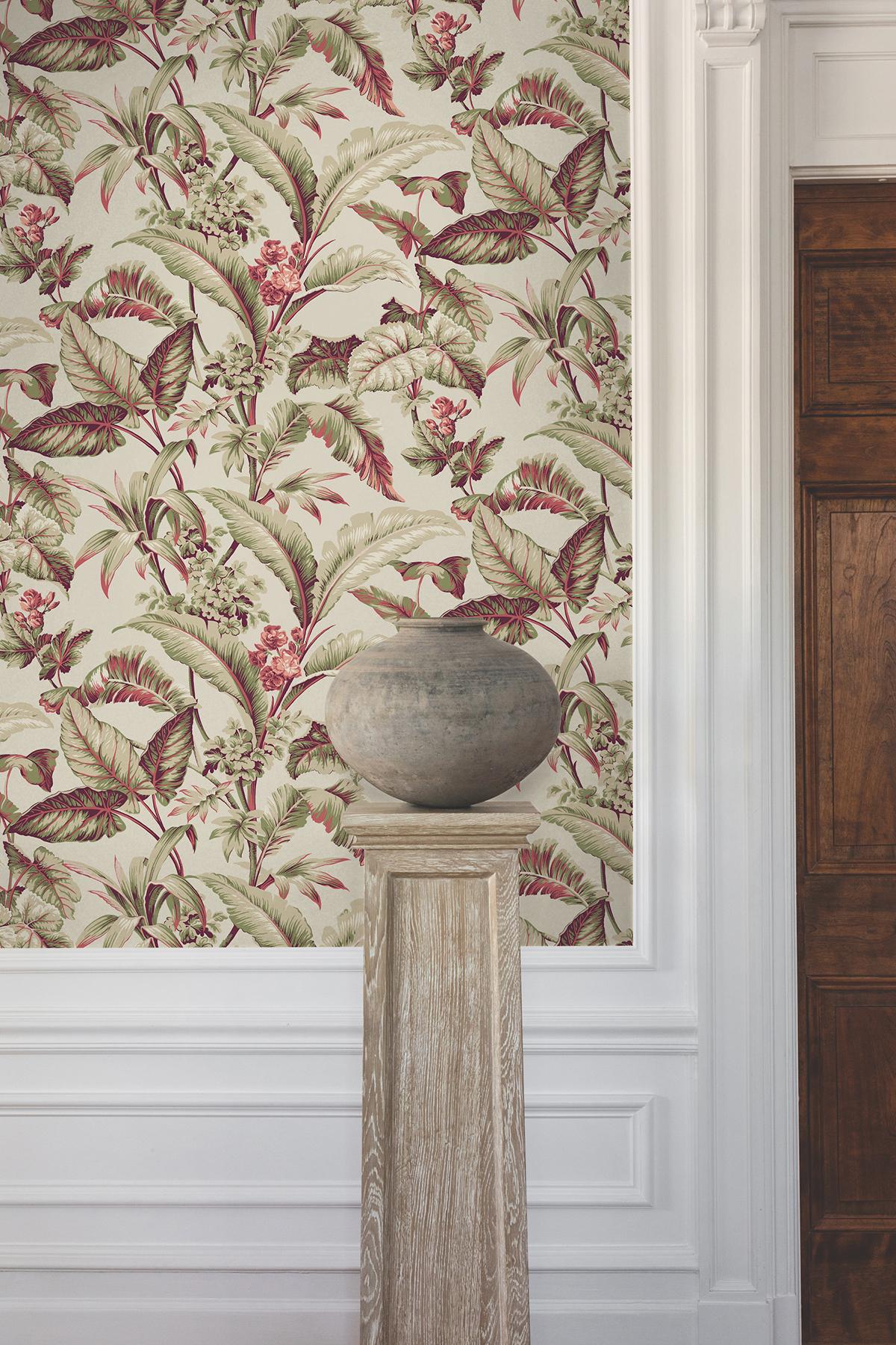 Ronald Redding Designs Mystic Isle Neutral Wallpaper