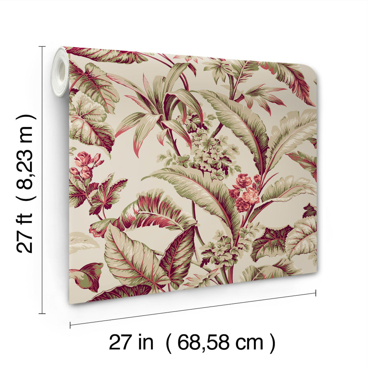 Ronald Redding Designs Mystic Isle Neutral Wallpaper