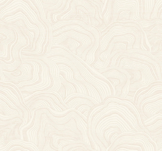 Ronald Redding Designs Geodes White Wallpaper