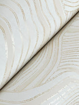 Ronald Redding Designs Geodes White Wallpaper