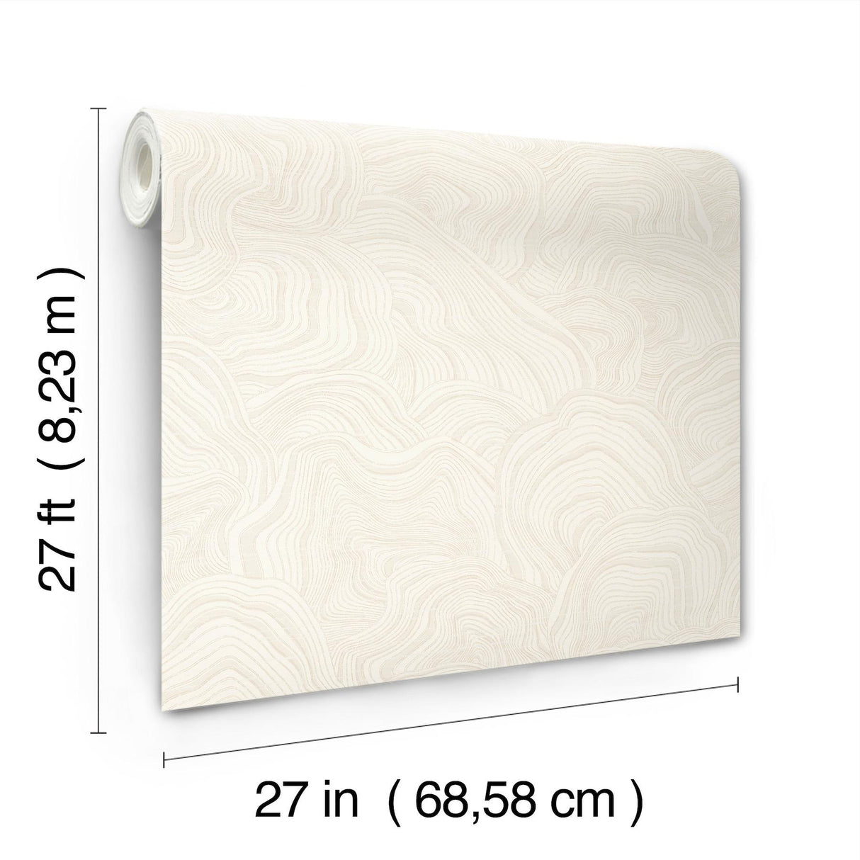 Ronald Redding Designs Geodes White Wallpaper