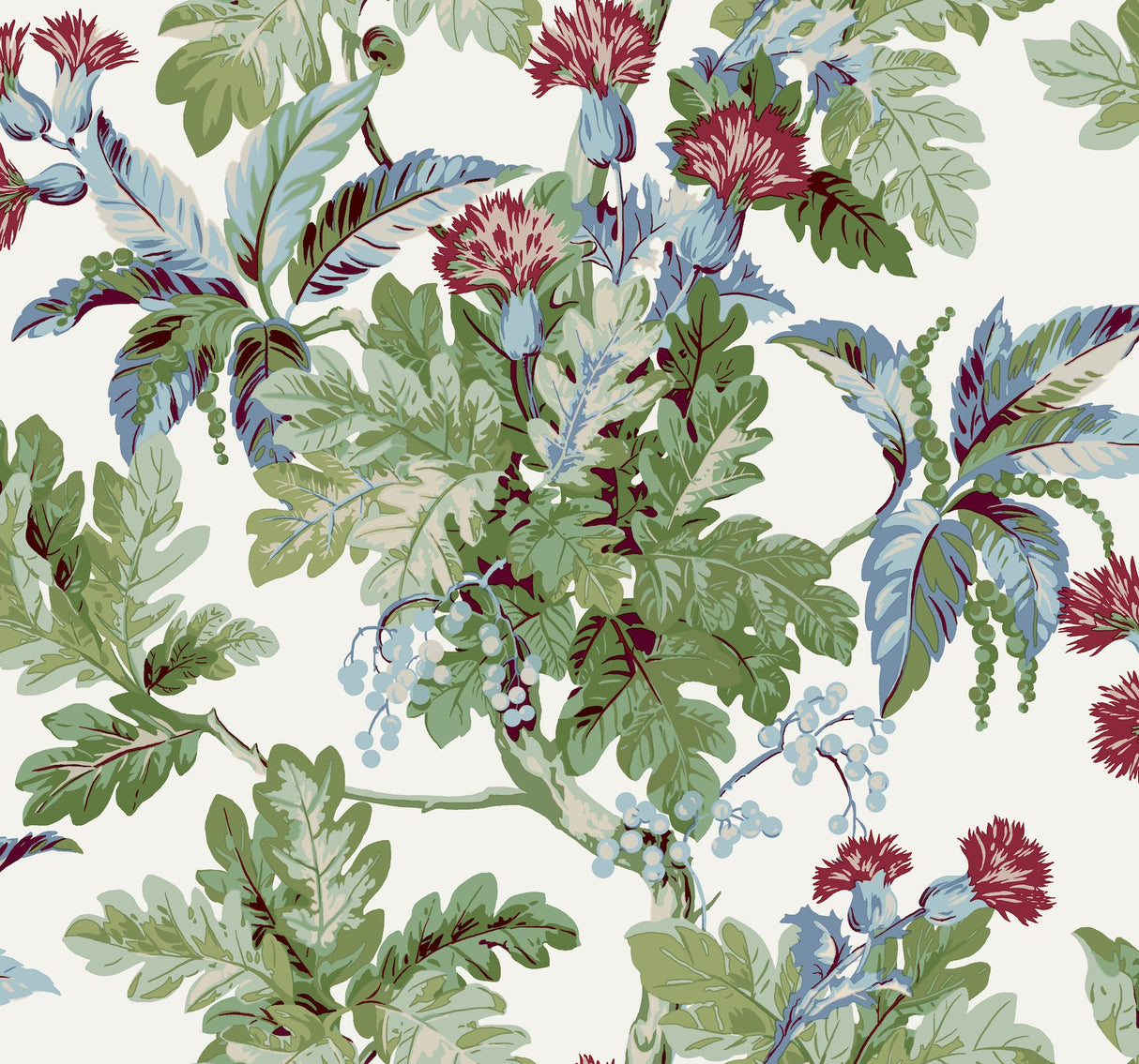 Ronald Redding Designs Briarwood Green Wallpaper