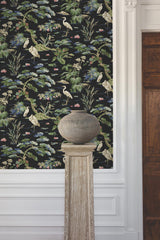 Ronald Redding Designs Bridgewater Black Wallpaper