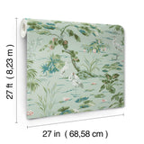 Ronald Redding Designs Bridgewater Green Wallpaper