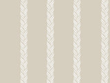 Ronald Redding Designs Braided Stripe Neutral Wallpaper