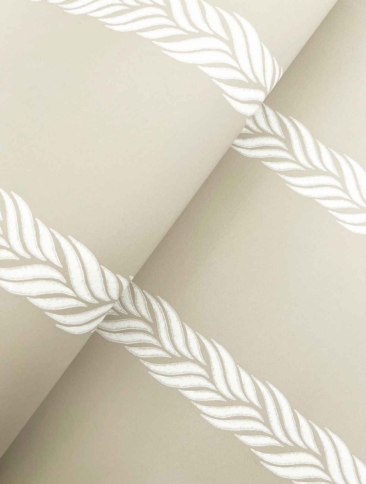 Ronald Redding Designs Braided Stripe Neutral Wallpaper