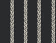 Ronald Redding Designs Braided Stripe Black Wallpaper