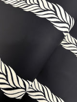 Ronald Redding Designs Braided Stripe Black Wallpaper