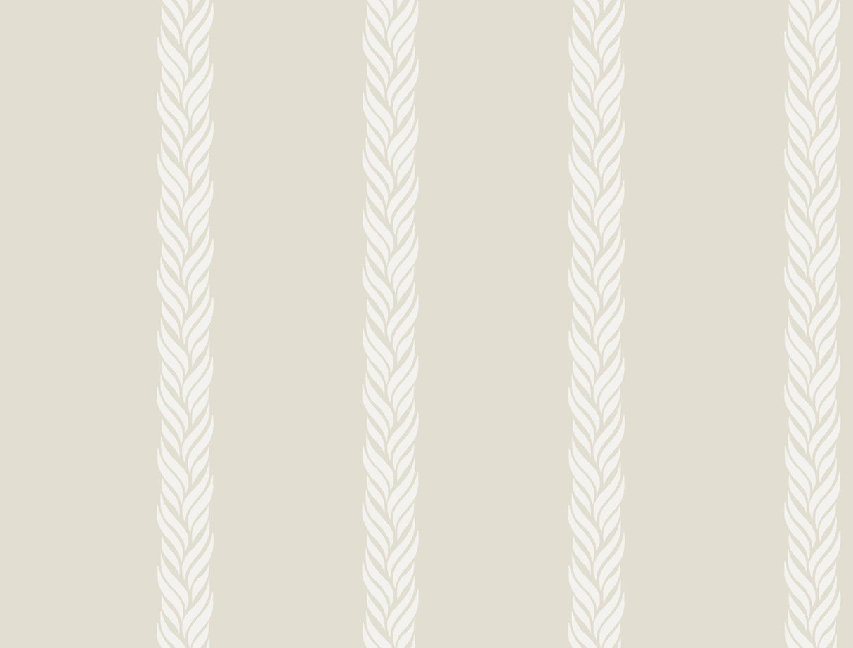 Ronald Redding Designs Braided Stripe Brown Wallpaper