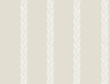 Ronald Redding Designs Braided Stripe Brown Wallpaper