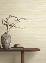 Ronald Redding Designs Brushed Linen Off-White Wallpaper